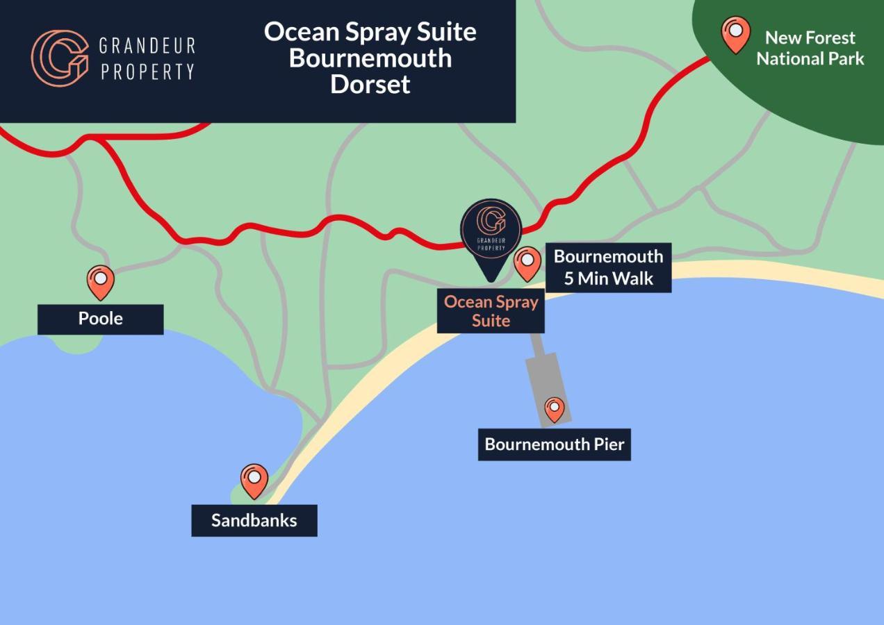 Ocean Spray Suite By Grandeur Property Борнмут Экстерьер фото